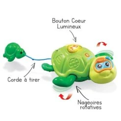 VTECH BABY Maman Tortue Et Son Bébé Nageur