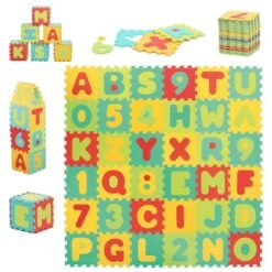 Tapis Mousse Lettres Et Chiffres -Moulin Roty Soldes 3550833100097 3550833100097 9BaseMedia 550Wx550H