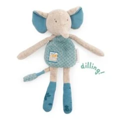 Moulin Roty Doudou-hochet éléphant Sous Mon Baobab -Moulin Roty Soldes 3575676690246 3575676690246 4BaseMedia 550Wx550H