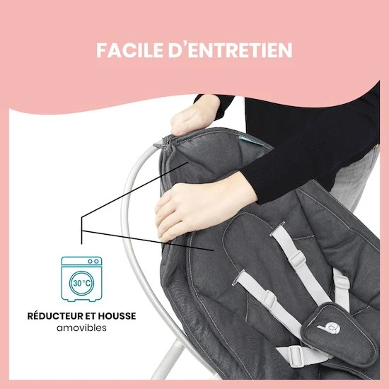 BabyMoov Balancelle Swoon Touch + Adaptateur & Télécommande 7 BabyMoov Balancelle Swoon Touch + Adaptateur & Télécommande – Image 7