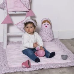 Tapis De Jeu Réversible/fond De Par - French Liberty - 100 X 100 -Moulin Roty Soldes 3662159023933 3662159023933 3BaseMedia 550Wx550H