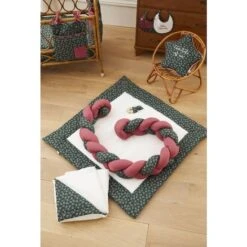 Tapis De Jeu Réversible/fond De Parc - Vintage Flowers -Moulin Roty Soldes 3662159029195 3662159029195 3BaseMedia 550Wx550H