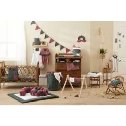 Tapis De Jeu Réversible/fond De Parc - Vintage Flowers -Moulin Roty Soldes 3662159029195 3662159029195 4BaseMedia 550Wx550H