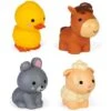 Janod 4 Gicleurs De Bain Les Animaux De La Ferme