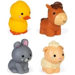 Janod 4 Gicleurs De Bain Les Animaux De La Ferme