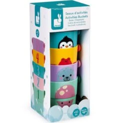 Janod 5 Seaux D'activités -Moulin Roty Soldes 3700217347246 3700217347246 4BaseMedia 550Wx550H