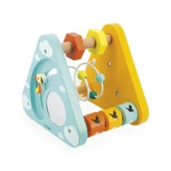 Janod Triangle Multi-activités En Bois -Moulin Roty Soldes 3700217382681 3700217382681 8BaseMedia 550Wx550H