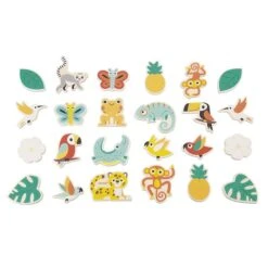 Janod 24 Magnets Tropik -Moulin Roty Soldes 3700217382742 3700217382742 4BaseMedia 550Wx550H