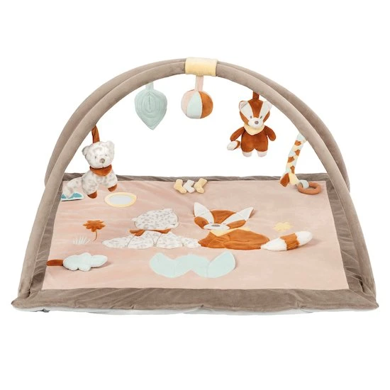 NATTOU Boris Et Jungo Tapis D'éveil Avec Arches 1 NATTOU Boris Et Jungo Tapis D'éveil Avec Arches