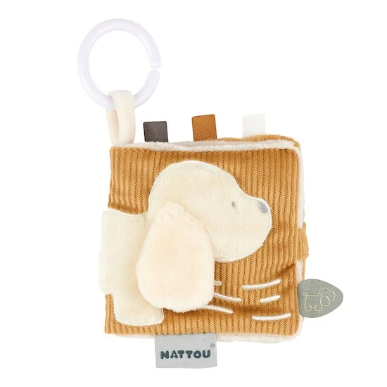 NATTOU Charlie Livre D'éveil En Velours 1 NATTOU Charlie Livre D'éveil En Velours