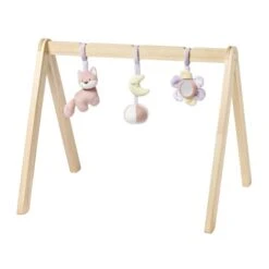 NATTOU Arches En Bois Avec Jouets à Suspendre