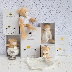 Boîte à Musique Ours Petit Roi -Moulin Roty Soldes doudouetcieourspetitroiboiteamusiquenocolor 3700335235210 5BaseMedia 550Wx550H